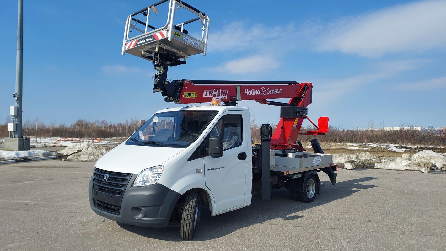 аренда автовышки 18 метров газель